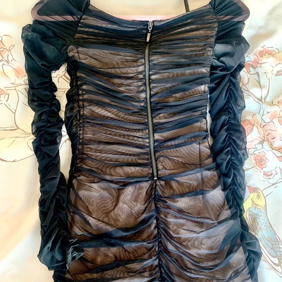 Bebe Bodycon Ruching Dress - Picture 7 of 9